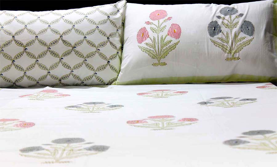 Marigold Percale Cotton Bed Sheet